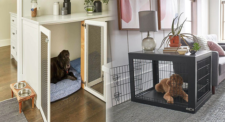 Stylish Dog Crate Furniture that Doubles as Home Decor